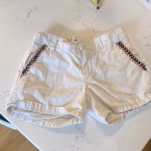 White girls shorts chino shorts